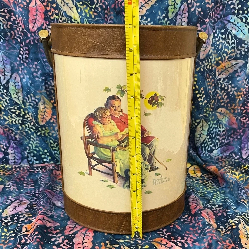Vintage Norman Rockwell Ice Bucket Fondly Do We Remember Beguiling Buttercup